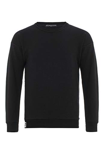 Redbridge Oversize Sweatshirt für Herren Pullover Sweater Longsleeve Premium Basic Real Schwarz M von Redbridge