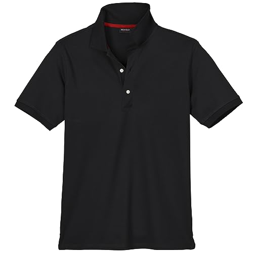 Redfield Basic Stretch-Poloshirt Übergröße schwarz, Größe:5XL von Redfield