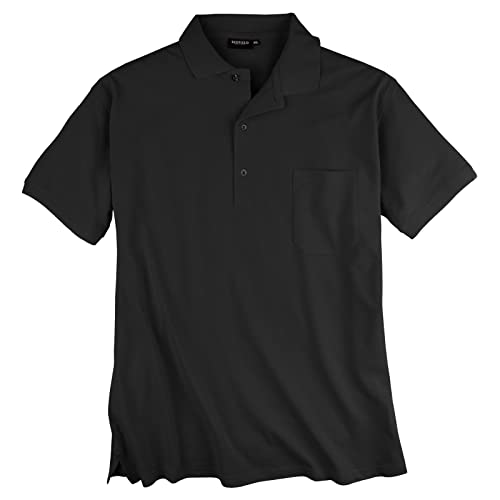 Redfield Poloshirt Piqué Übergröße schwarz, Größe:10XL von Redfield