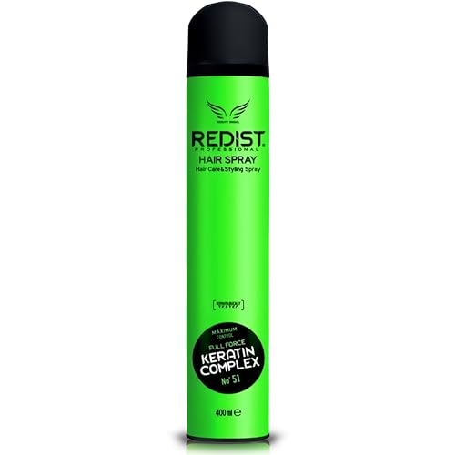 Redist Hair Spray Full Force Keratin Complex 400ml Haarspray Friseurbedarf Haar Styling & Pflege für alle Haartypen Hairspray für Damen und Herren Ultra Starker Halt Redist Hair Spray Full Force Keratin Complex 400ml Haarspray Friseurbedarf Haar Styling & Pflege für alle Haartypen Hairspray für Damen und Herren Ultra Starker Halt von Redist