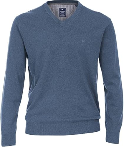 REDMOND Herren Pullover mit V-Ausschnitt (600), Blau (121), 5XL von Redmond