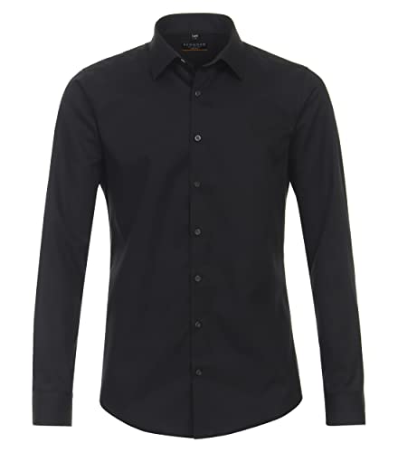 Redmond Businesshemd Uni Slim Fit 90 schwarz XS von Redmond