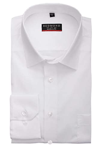 Redmond Businesshemd Uni Body Cut 0 Weiss XL von Redmond