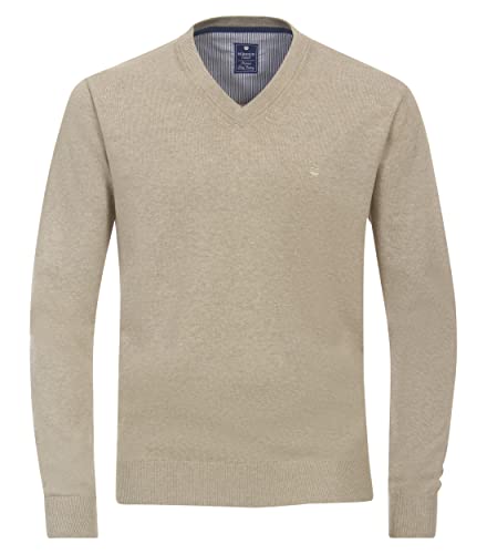 Redmond Pullover Uni 212 beige - orange L von Redmond