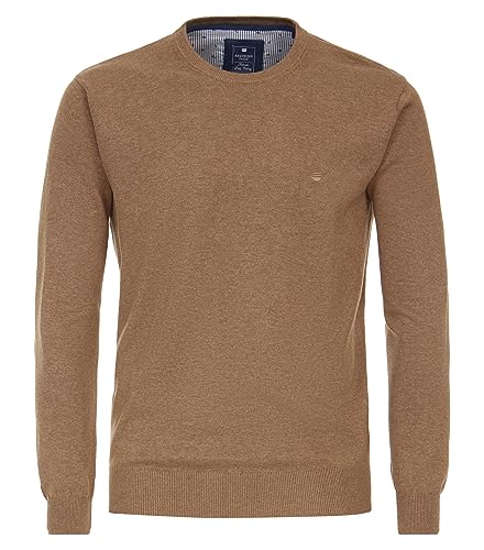 Redmond Pullover Uni 303 Camel - braun M von Redmond