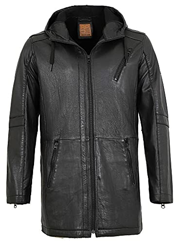 Redpoint - Herren Ledermantel Longjacke Kapuze Neuseeländisches Lammleder schwarz Größe 60 Redpoint - Herren Ledermantel Longjacke Kapuze Neuseeländisches Lammleder schwarz Größe 60 von Redpoint