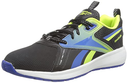 Reebok Baby-Jungen Durable XT Sneaker, Core Black/Vector Blue/Acid Yellow, 30 EU von Reebok