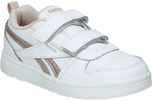 Reebok Baby-Mädchen Royal Prime 2.0 ALT Sneaker, White/Gold Met./Sedona Rose F23-R, 26 EU von Reebok