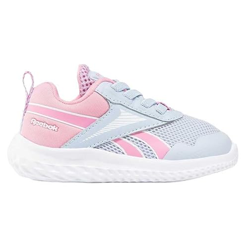 Reebok Baby-Mädchen Rush Runner 5 TD Sneaker, PALBLU/FTWWHT/JASPNK, 26 EU von Reebok