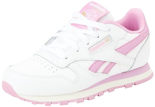 Reebok Classic Leather Sneaker, FTWWHT/JASPNK/Chalk, 38 EU von Reebok