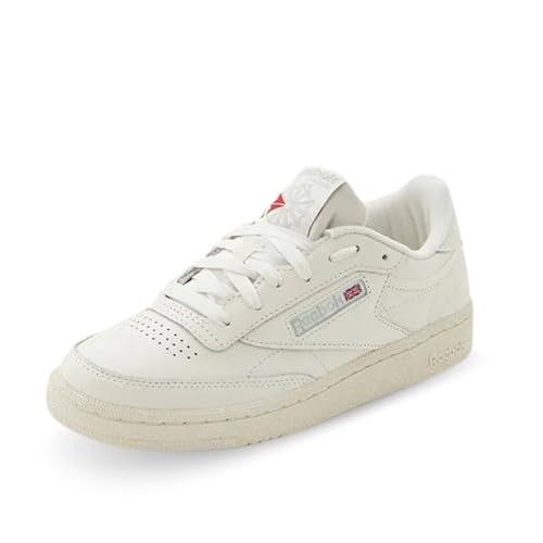 Reebok Damen Club C 85 Laufschuhe Sneaker, Weiß Chalk Chalk Light Sage, 38 EU von Reebok