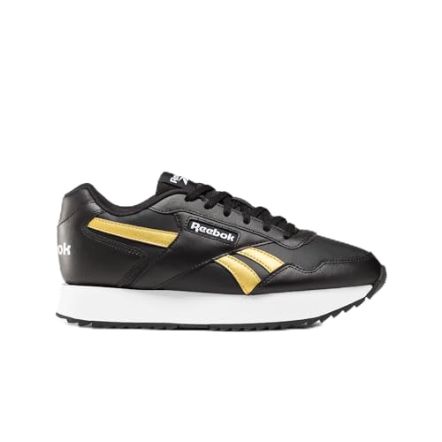 Reebok Damen Glide Ripple Double Sneaker, Schwarz Ftwwht Goldmt, 36 EU von Reebok