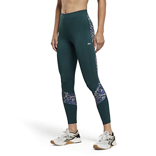 Reebok Damen Mod Safari Poly Leggings, waldgrün, XL von Reebok