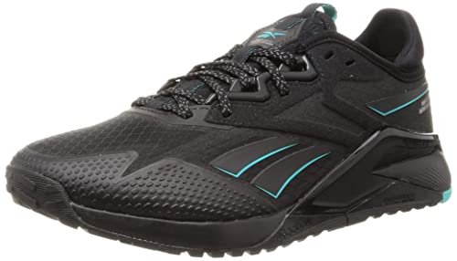 Reebok Damen Nano X2 TR Adventure Sneakers, Schwarz/Blaugrün/Grau, 40 EU von Reebok