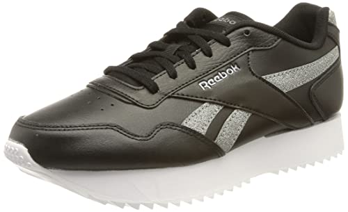 Reebok Damen ROYAL Glide Ripple Doub Sneakers, Black-White/FTWR White/Dark Silver, 38 EU von Reebok