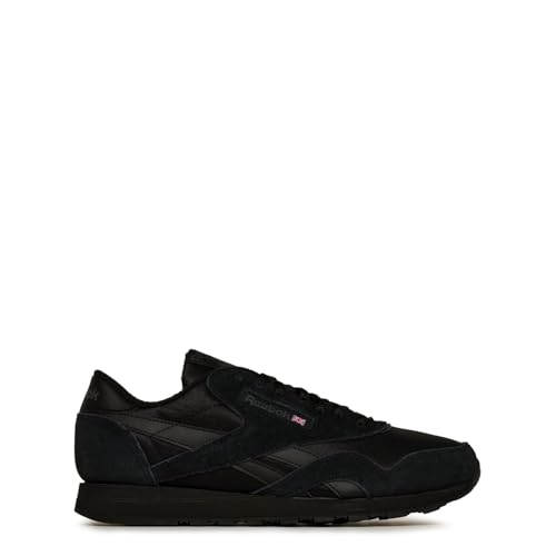 Reebok Herren Classic Nylon Sneaker, CBLACK/CBLACK/PURGRY, 40.5 EU von Reebok