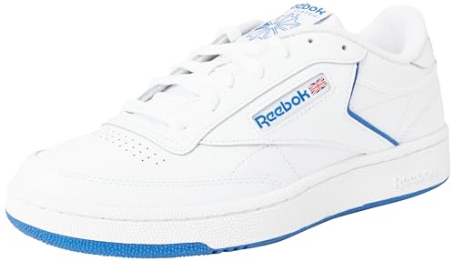 Reebok Herren Club C 85 Sneaker, FTWR White FTWR White Vector Blue, 36.5 EU von Reebok