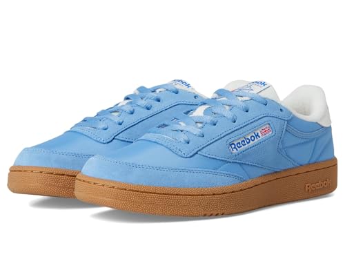 Reebok Herren Club C 85 Tennis Shoes, Casual Fashion White Sneakers for Men Sneaker, Essential Blue/Chalk/Gum, 45.5 EU Reebok Herren Club C 85 Tennis Shoes, Casual Fashion White Sneakers for Men Sneaker, Essential Blue/Chalk/Gum, 45.5 EU von Reebok