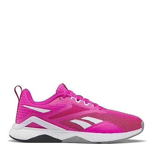 Reebok Herren Nanoflex Tr 2 Sneaker, Proud Pink/FTWR White/Pure Grey 4, 42 EU von Reebok