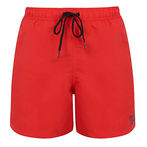 Reebok Herren Rot, Polyester, schnelltrocknend, für Erwachsene Badehose, XL von Reebok