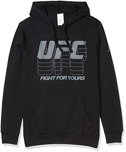 Reebok Herren UFC Fan Gear Pullover Hoodie, Herren, UFC Fan Gear Pullover Hoodie, schwarz, X-Large von Reebok