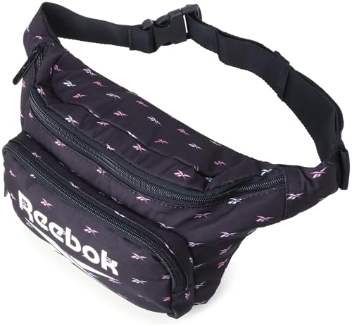 Reebok Bauchtasche – leichte, stilvolle Umhängetasche für Damen und Herren, mit verstellbarem Riemen, Black Davis, Einheitsgröße, Hüftgurt-Gürteltasche Reebok Bauchtasche – leichte, stilvolle Umhängetasche für Damen und Herren, mit verstellbarem Riemen, Black Davis, Einheitsgröße, Hüftgurt-Gürteltasche von Reebok