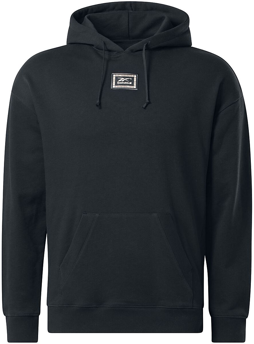 Reebok Kapuzenpullover - BB BBALL HW FLEECE HOOD - S bis L - für Männer - Größe S - schwarz von Reebok