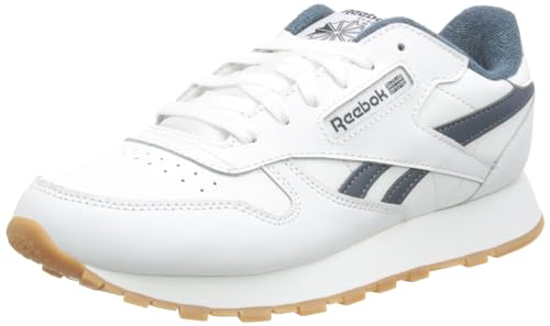 Reebok Unisex Kinder Klassisches Leder Sneaker Niedrig, Ftwr White Hoops Blue F23 Reebok Lee 7, 37 EU von Reebok