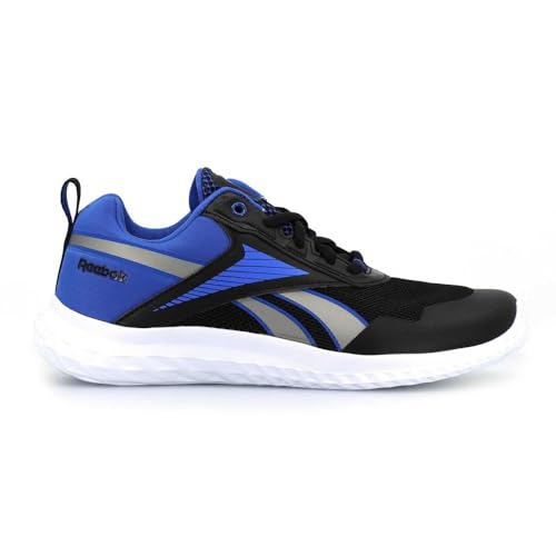 Reebok Jungen Rush Runner 5 Sneaker, Cblack Vecblu Pewter, 36 EU von Reebok