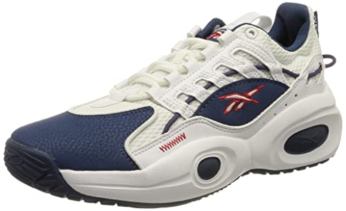 Reebok Solution MID Sneaker, FTWR White/Batik Blue/Vector Red, 37 EU von Reebok