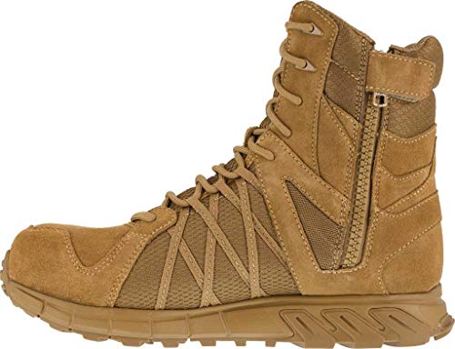 Reebok Trailgrip Herren Taktischer Sicherheitsstiefel mit seitlichem Reißverschluss, 20,3 cm, RB3460 Coyote Trailgrip Tactical 20,3 cm von Reebok