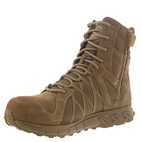 Reebok Trailgrip Sicherheitsstiefel für Herren, 2,4 m, mit seitlichem Reißverschluss, Militär-Stil, Coyote, 5.5 US Wide von Reebok