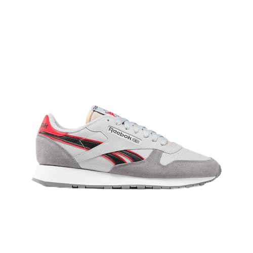 Reebok Unisex Classic Leather Sneaker, PUGRY3/PUGRY6/VECRED, 42.5 EU von Reebok