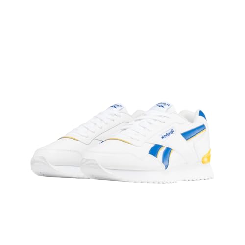 Reebok Unisex Glide Ripple Clip Sneaker, FTWWHT/VECBLU/CLAYEL, 36.5 EU von Reebok