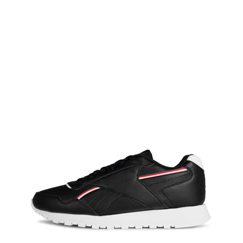 Reebok Unisex Glide Vegan Sneaker, Core Black FTWR White Vector Red, 36 EU von Reebok