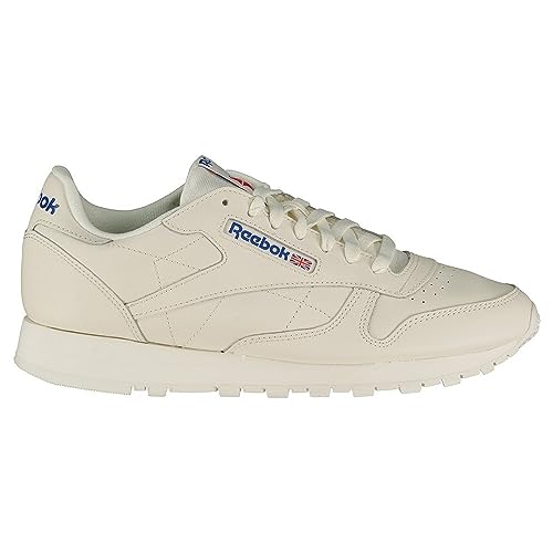 Reebok Unisex Classic Leather Sneaker, Chalk Vecblu Vecred, 38.5 EU von Reebok