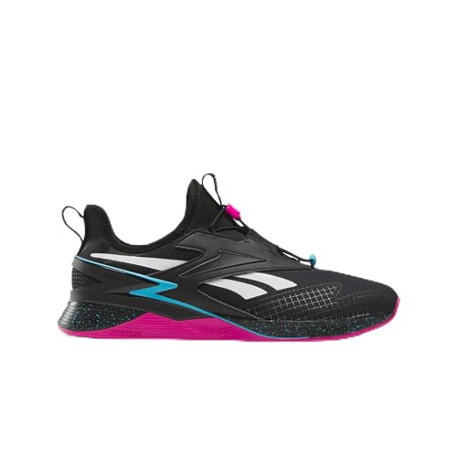 Reebok Unisex Nano X3 FRONING Sneaker, CBLACK/LASPIN/BOLCYA, 50 EU von Reebok