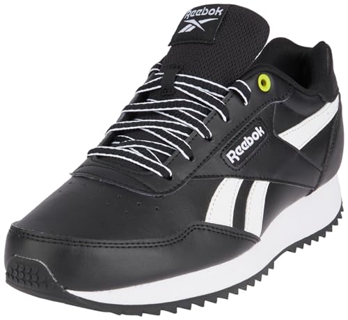 Reebok Unisex Rewind Run Ripple Sneaker, Core Black/FTWR White/Laser Lime F23, 38.5 EU von Reebok