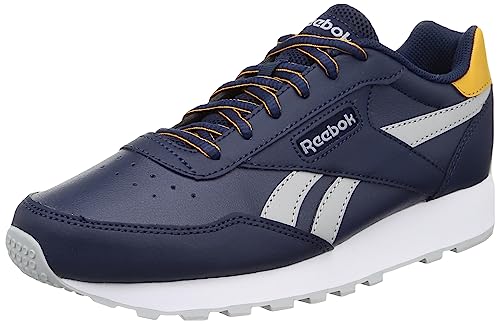 Reebok Unisex Rewind Run Sneaker, Vector Navy/Retro Gold F23-R/Pure Grey 3, 42 EU von Reebok