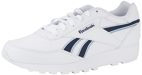 Reebok Unisex Rücklauf Sneaker Trainer, Ftwr White Vector Navy Essential Blue, 36 EU von Reebok