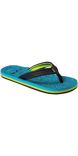 Reef Boys Ahi Flip-Flops für Kinder, Blau Koralle, 23.2 cm von Reef