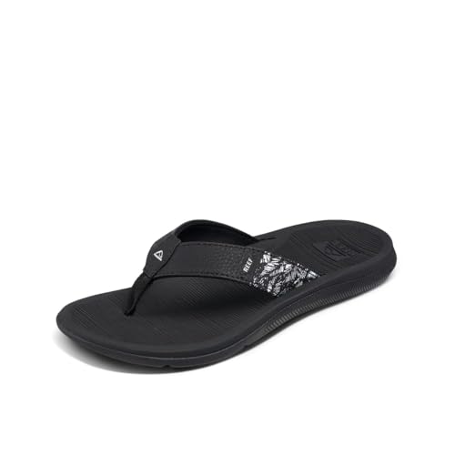 Reef Damen Santa Ana Flipflop, schwarz/weiß, 40 EU von Reef