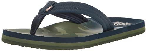 Reef Kids Ahi Flipflop, Navy/Camo, 35 EU von Reef