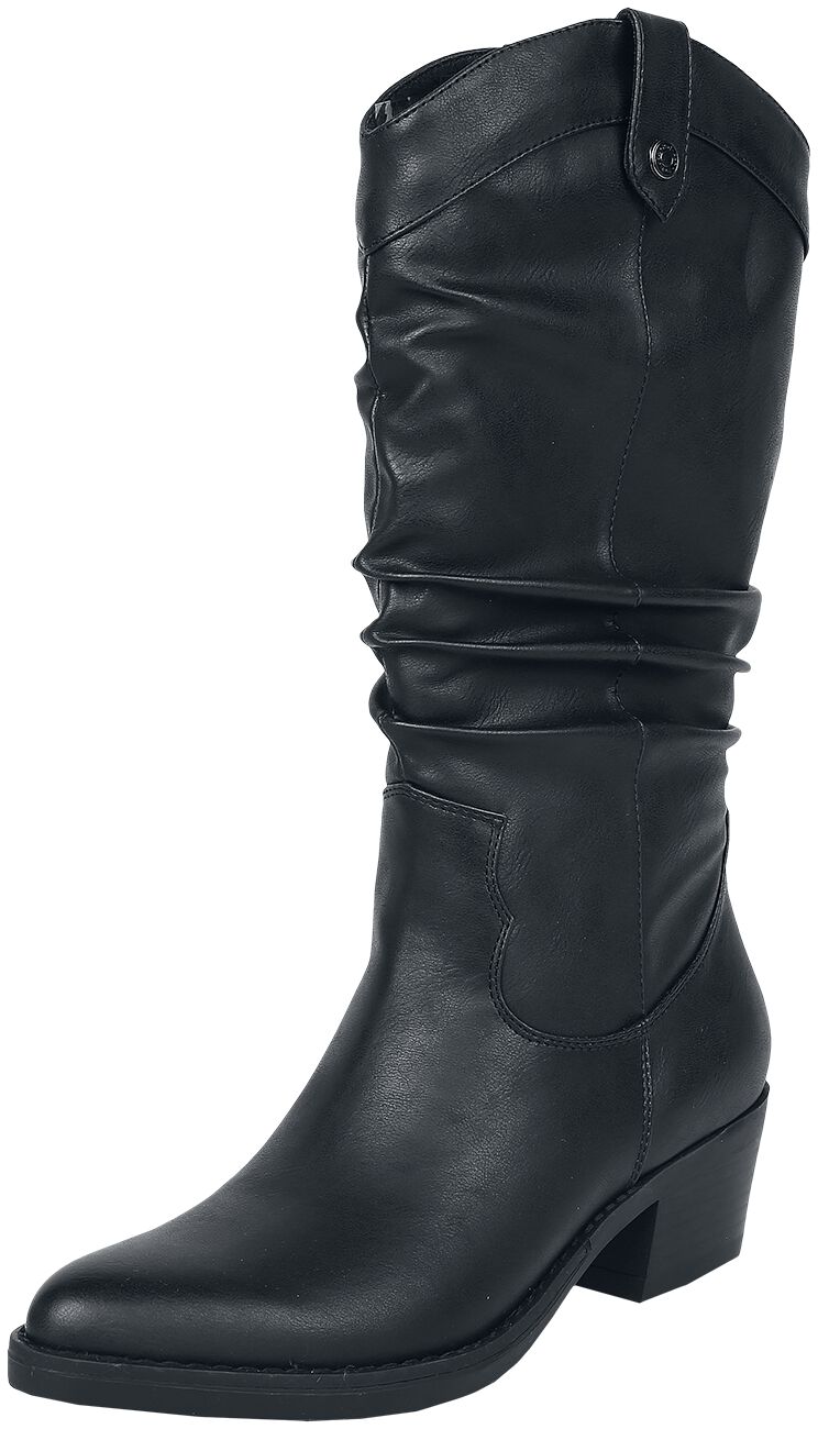 Refresh - Gothic Stiefel - EU36 bis EU40 - für Damen - Größe EU36 - schwarz von Refresh