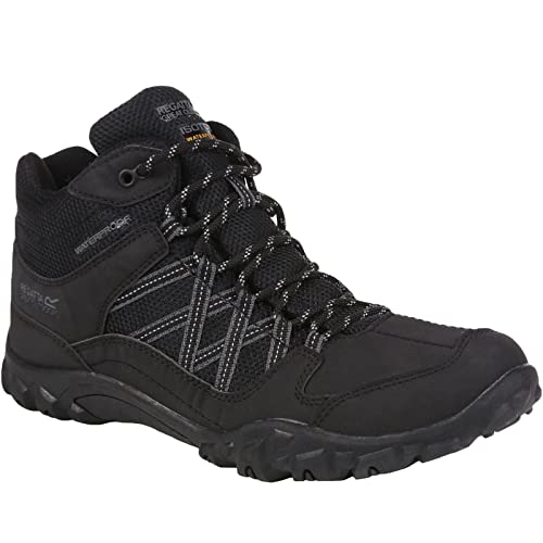 Regatta Herren Edgepoint Mid Wp Wanderstiefel, Schwarz, 44 EU von Regatta