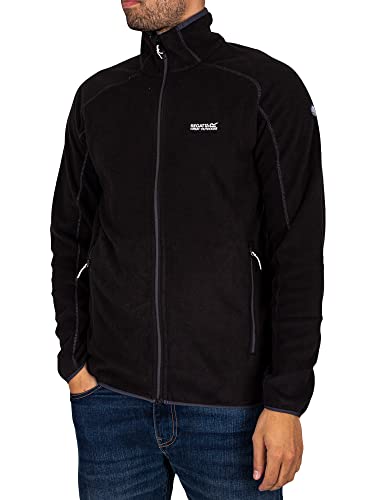 Regatta Herren Hadfield Fleecejacke, Schwarz, 5XL Regatta Herren Hadfield Fleecejacke, Schwarz, 5XL von Regatta