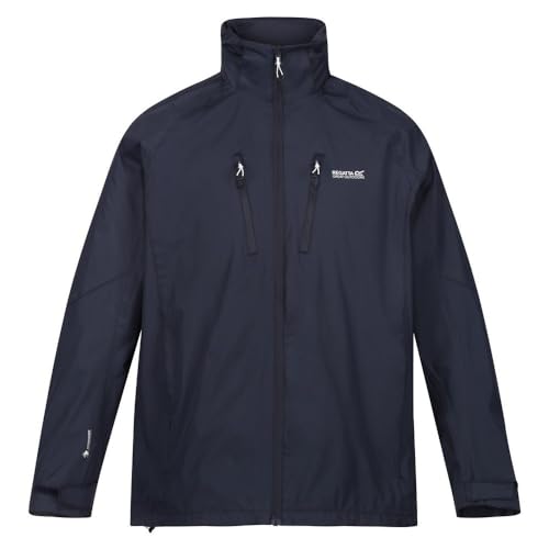 Regatta Herren Men's Waterproof Jacket Calderdale V Durchgehender Reißverschluss, wasserdichte Jacke, Navy, S Regatta Herren Men's Waterproof Jacket Calderdale V Durchgehender Reißverschluss, wasserdichte Jacke, Navy, S von Regatta