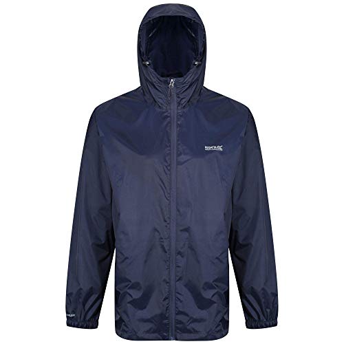 Regatta Herren Regenjacke Pack It III wasserfest (XL) (Marineblau) von Regatta