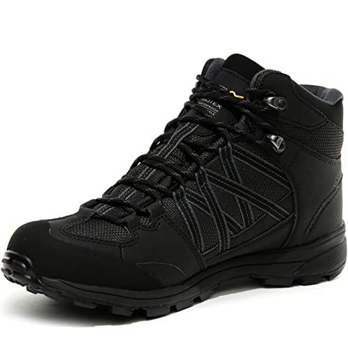 Regatta Herren Samaris Mid Ii Trekking-& Wanderstiefel, (Black/Granite 9v8), 43 EU von Regatta