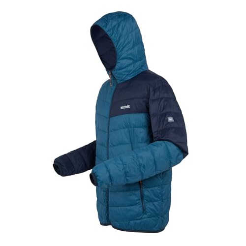 Regatta Hillpack III Steppjacke für Herren mit Kapuze, Größe:3XL, Farbe:Blau Regatta Hillpack III Steppjacke für Herren mit Kapuze, Größe:3XL, Farbe:Blau von Regatta